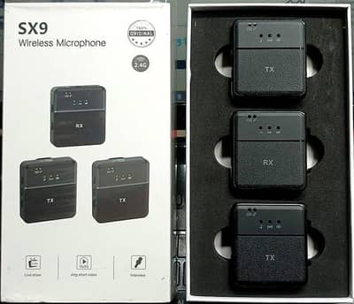 SX9 Dual wireless microphone for cemra