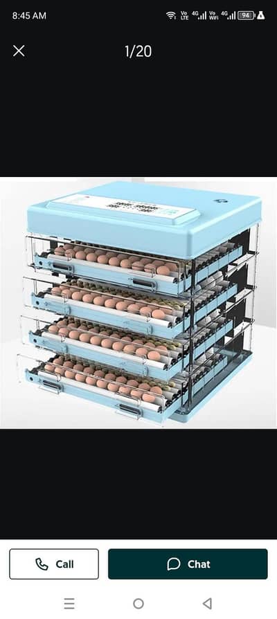 fully automatic incubator yiwan 210 egg capacity