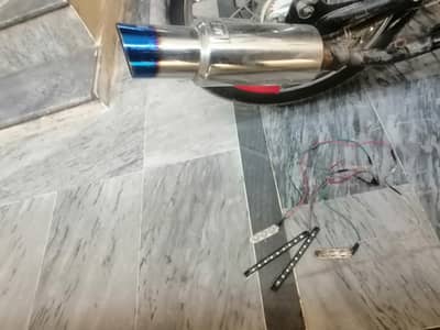 70 cc silencer for sell with free lights