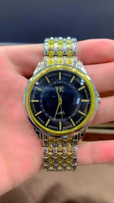 Men's Two -Tone  Gold Stainless steel watche