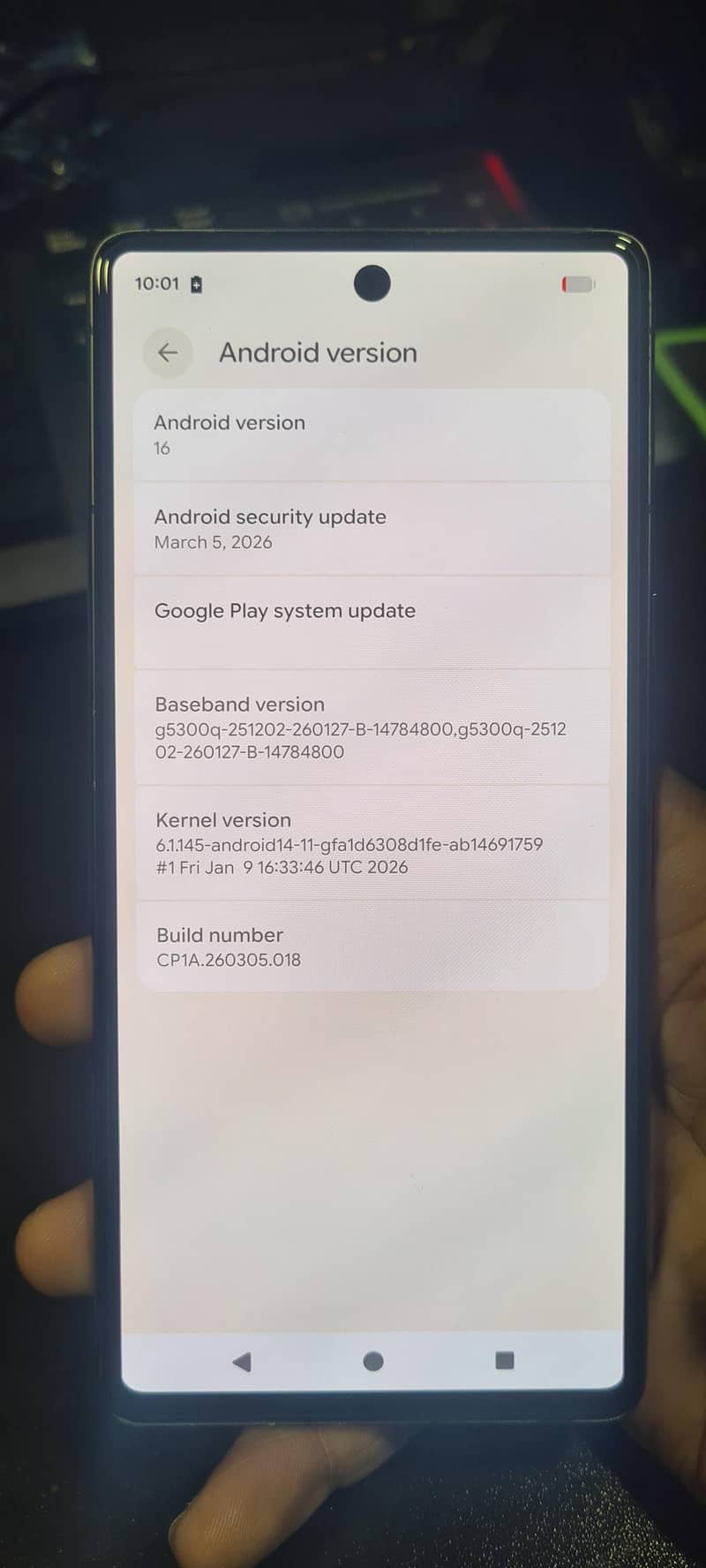 Google pixel 7 10.10 condition 1
