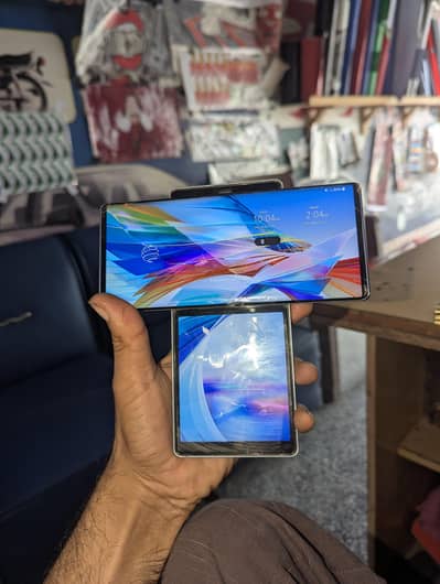 lg Wing 5g  8 128 non pta  front glass break everything all ok