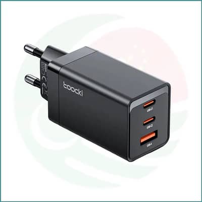 Toocki 67W GaN USB‑C Charger | 3‑Port Fast Charging Brick