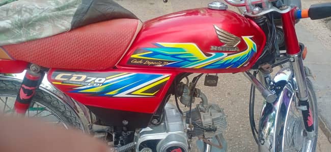 CD 70 model 2021 all original and new tires