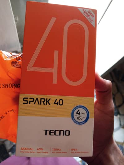 tecno spark 40 just boxes open
