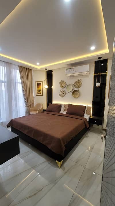1 Bed Fully Luxurious Furnished Flat With Original Pictures Attached Available For Rent In The Heart Of Bahria Town Lahore