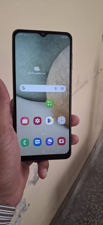 Samsung Galaxy A12 4/64 10/10 condition fast charging.