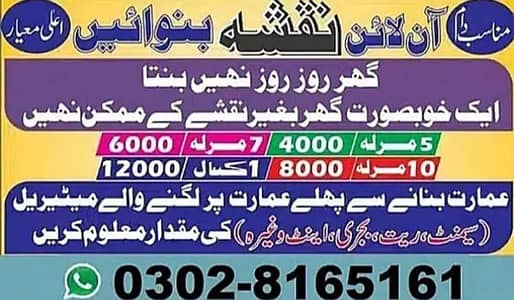 Architect services, Naqsha Navees, Online Freelancer Services .