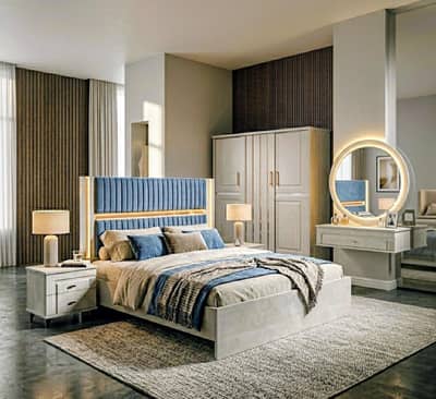 Bedroom Set - Wooden Furniture - Bed Set - Luxuruy Bed - Bed For Sale