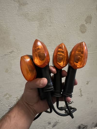 Yamaha ybr original indicators and grip assembly set| model 2016-2025