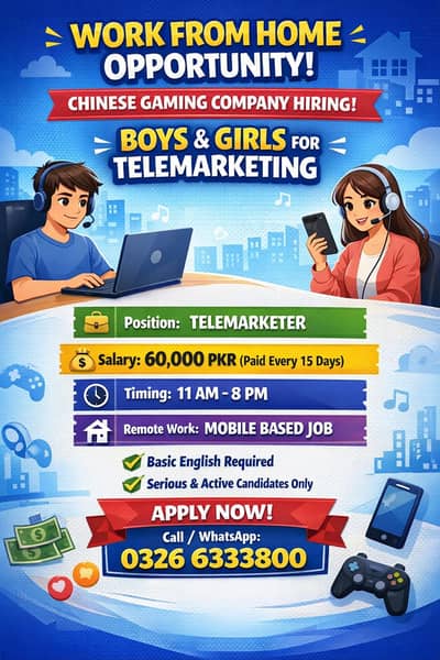 Work from home Telemarketing