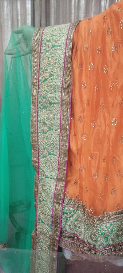 fancy luxury lehenga dupatta