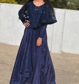 long western style maxi for walima and parties