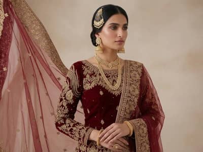 Bridal Lehanga | Embroidered Bridal Dress | Festive Lehenga