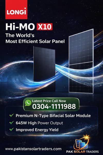 LONGi Hi-MO X10/Bifacial Solar Panels/Original A Grade panel/600w/615