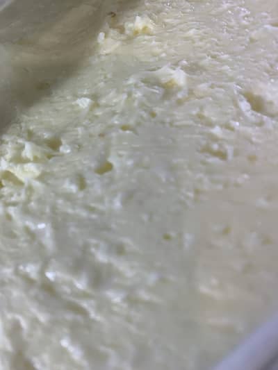 Fresh home made makhan