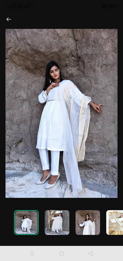 white kattan Silk 3 pics