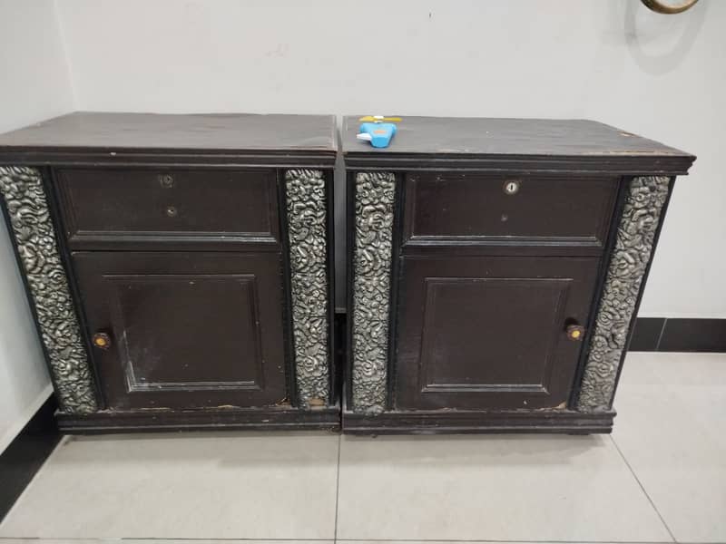 Double Bed with Two side Table 2