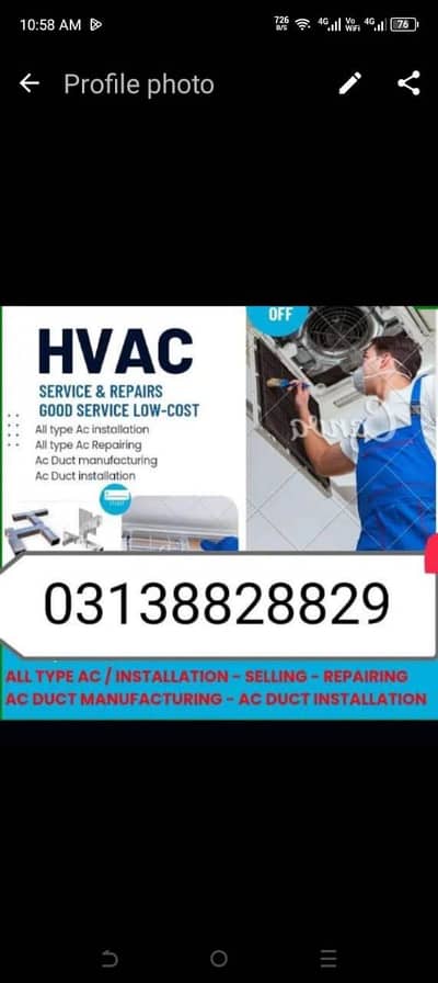 Service repairing fitting gas refilling ket repaired