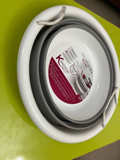 Collapsible Bucket (Imported from UK) – Hardly Used (Karachi)