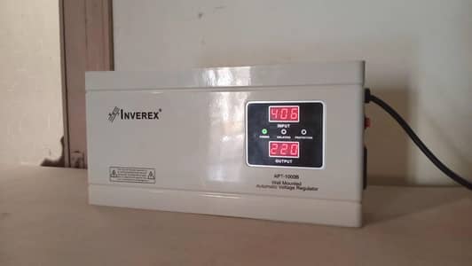 Inverex Voltage Regulator/Stabilizer APT-1000B (Wall Mounted)