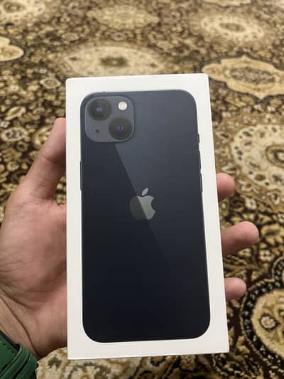 I phone 13 128 gb jv 2 months sim working box and charger