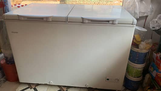 Haier Deepfreezer HDH 385 Inverter (Double Door/