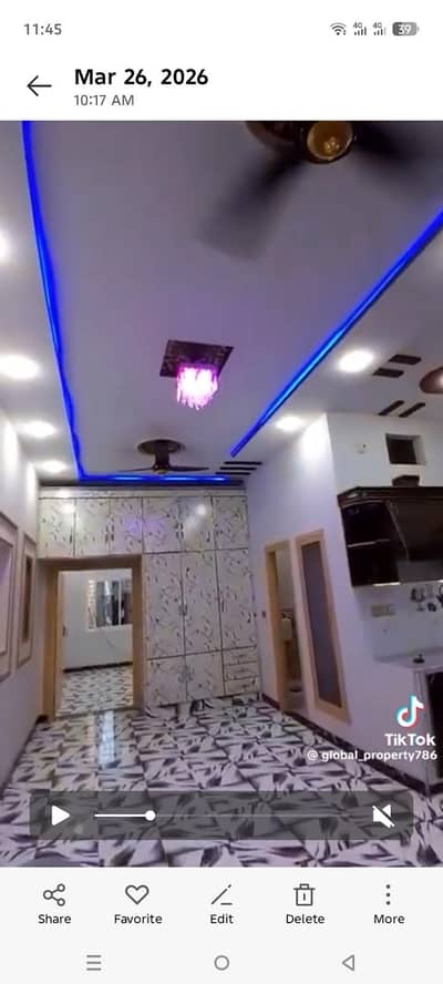 new house for seal in Allah ho colony 30000 rent per laga HOA he