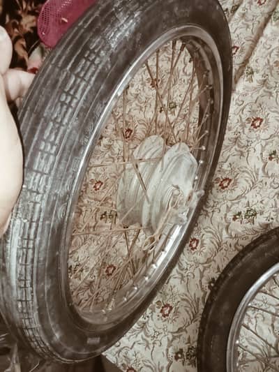 tyres and tubes with rim