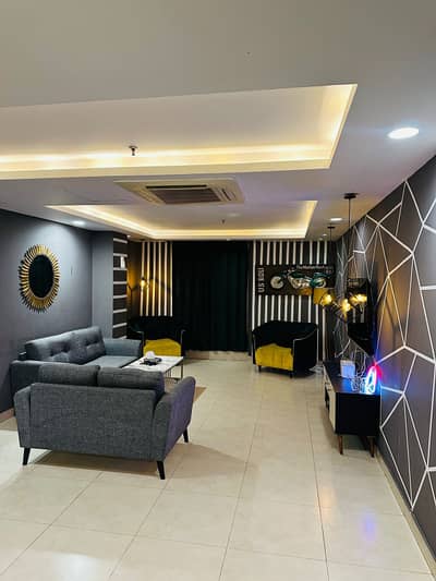 Posh 03 Bed Apartment Gold Crest DHA Ph4 per day rent