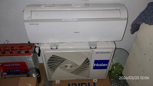Haier 1 ton ac 10 month used