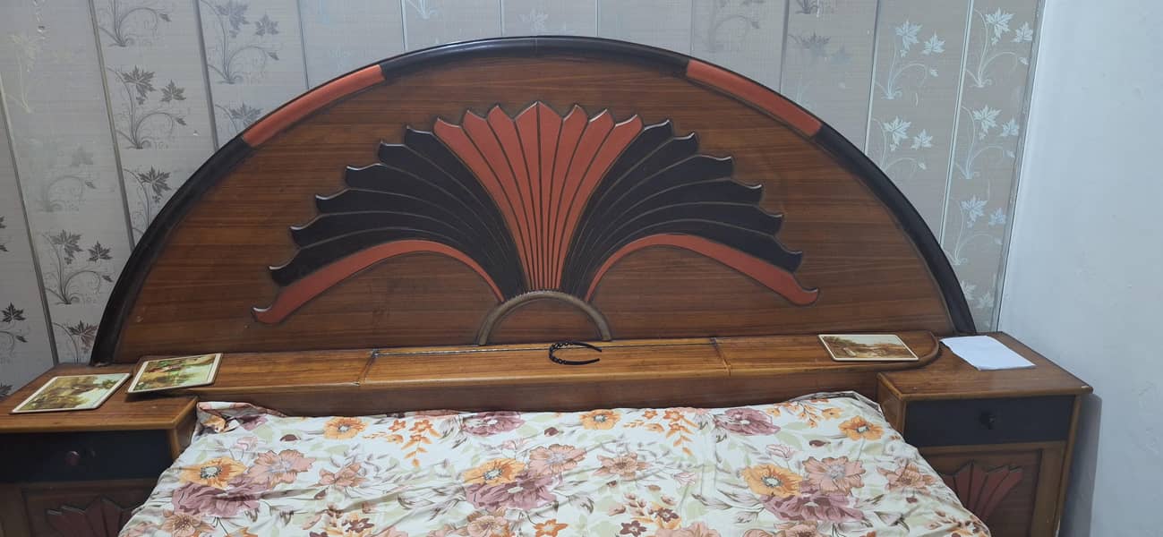 double bed attached side table 2