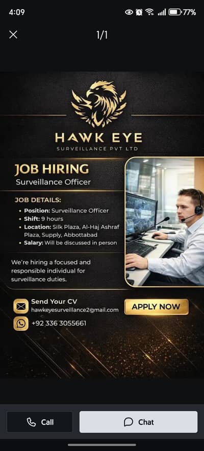 A Surveillance Officer