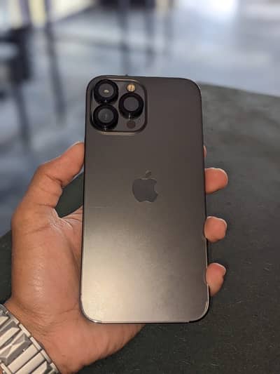 Iphone 13ProMax Dual Pta P+E 128Gb 89Health Black Colour With Box W. P
