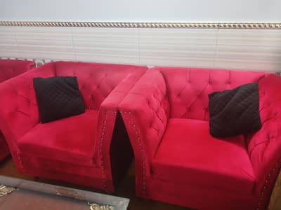 7 seater sofa set almost new