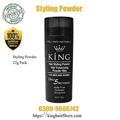 King Hair Styling Powder – Volumizing Hair Powder Toppik se best