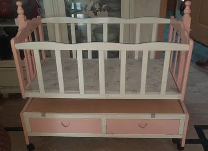 Baby Cot & Swing (2-in-1) – Excellent Condition