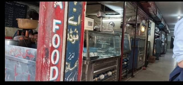 GROUND FLOOR 3 COMMERCIAL SHOPS FOR SALE WITH RUNNING RESTURANT BUSINE