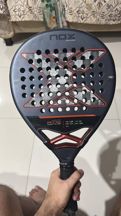Padel racket Nox AT10 Genius Attack 18K Agustin Tapia 2025