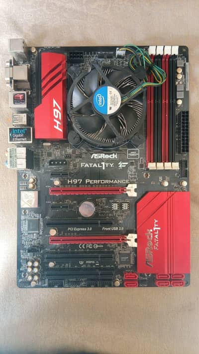 asrock h97 motherboard with i7 4790 4th gen and 8gb ram