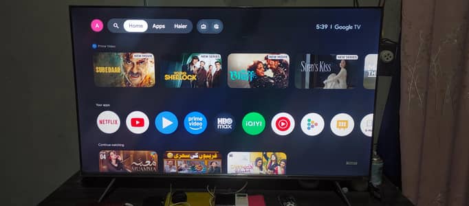 Haier 50" 4K UHD just box open "H50P7UX