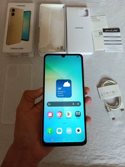 Samsung A06 Under Wrentty Complte Box