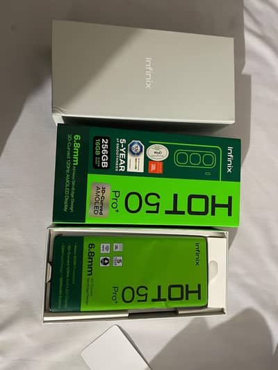 Infinix hot 50 pro plus 256gb.