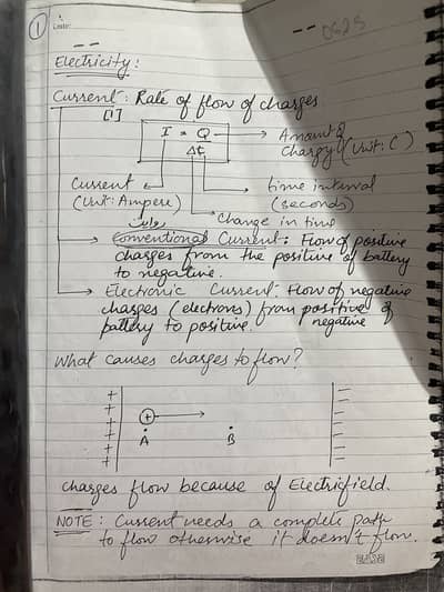 O Level Physics Handwritten Notes for Sale