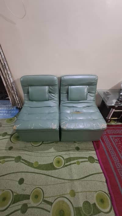 2 Single sofas