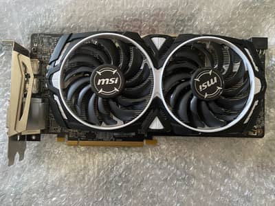 Msi Rx 580 4gb faulty (fan spin no display)
