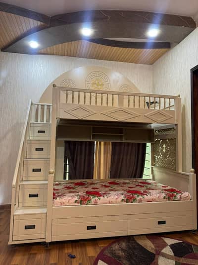 Bunk bed | Kid wooden bunker bed | Baby bed | Double bed | Furniture
