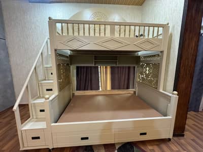 Bunk bed | Kid wooden bunker bed | Baby bed | Double bed | Furniture