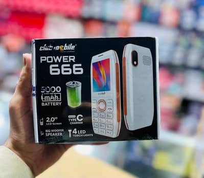 Club mobile power 666 5000 mAh battery Type C charger