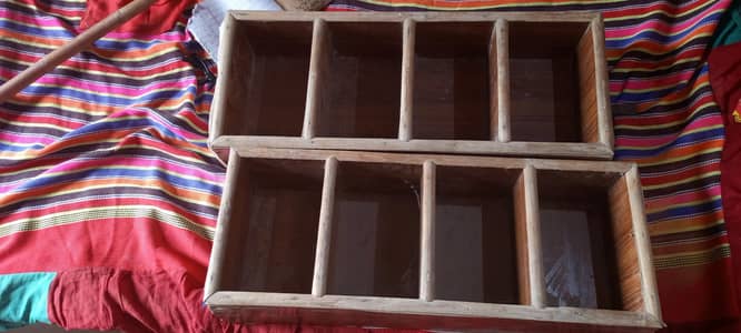 wooden shope shelves